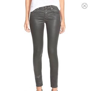 AG the legging ankle leatherette jean